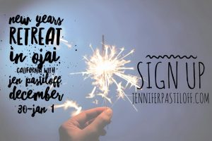 Join us for a magical New Years Retreat in Ojai, Calif. Click pic to book or email info@jenniferpastiloff.com.