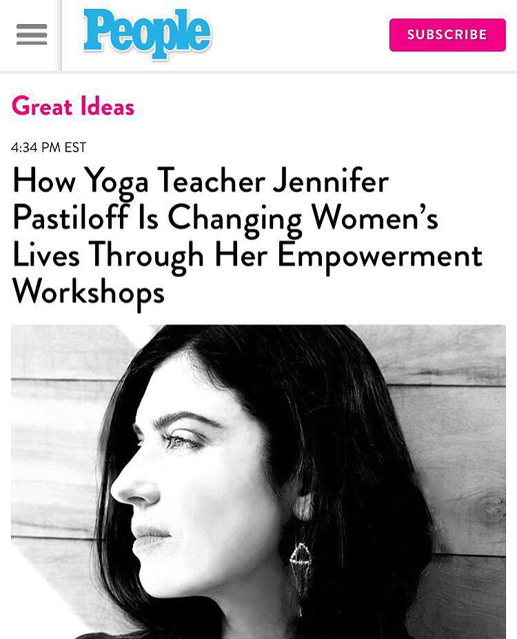 Check out Jen Pastiloff in People Magazine!