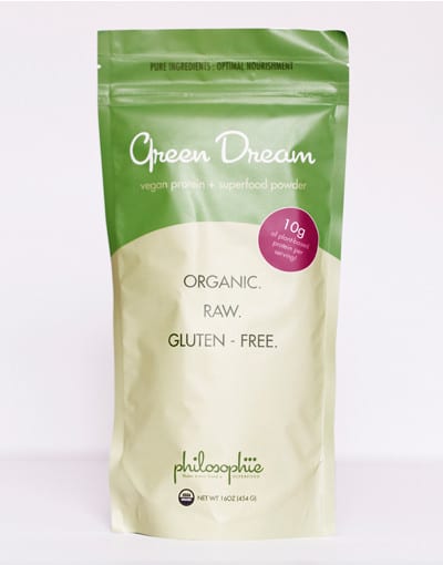 A detoxifying, weight loss, energizing, strengthening superfood blend. The Green Dream was the first superfood blend I created. "Green foods" are one of the least common foods consumed, yet they are the most nutrient-dense and most important! I wanted to find a way to get these incredible foods into your body without compromising flavor or convenience. Green Dream is high in plant-based protein, so it keeps you full for longer and helps burn fat. Unlike other protein blends on the market, there are no "fillers" to extend the blend: Green Dream uses only superfoods as ingredients, thus providing abundant, concentrated nutrient power with each teaspoon you consume. Green Dream cleanses as its pure ingredients break down toxins and ushers them from the body. And Green Dream is energizing: it provides a natural, caffeine-free power boost every day as it sets the stage for sustained energy while your body releases old materials and rebuilds with precious new fuel. This blend also supports the body in weight loss, if needed: when your every cell is nourished from the clean protein, good fats, and detoxifying green power it provides, the body gives itself permission to let go of unneeded material. By feeding your cells only the best, Green Dream makes being healthy and fit easy... like a dream.